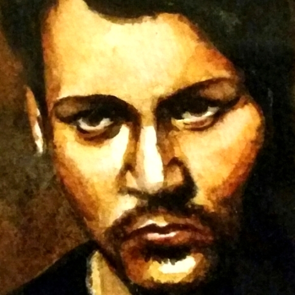 Johnny Depp ACEO/ATC Mini Art Print 2013 - Picture 2 of 4